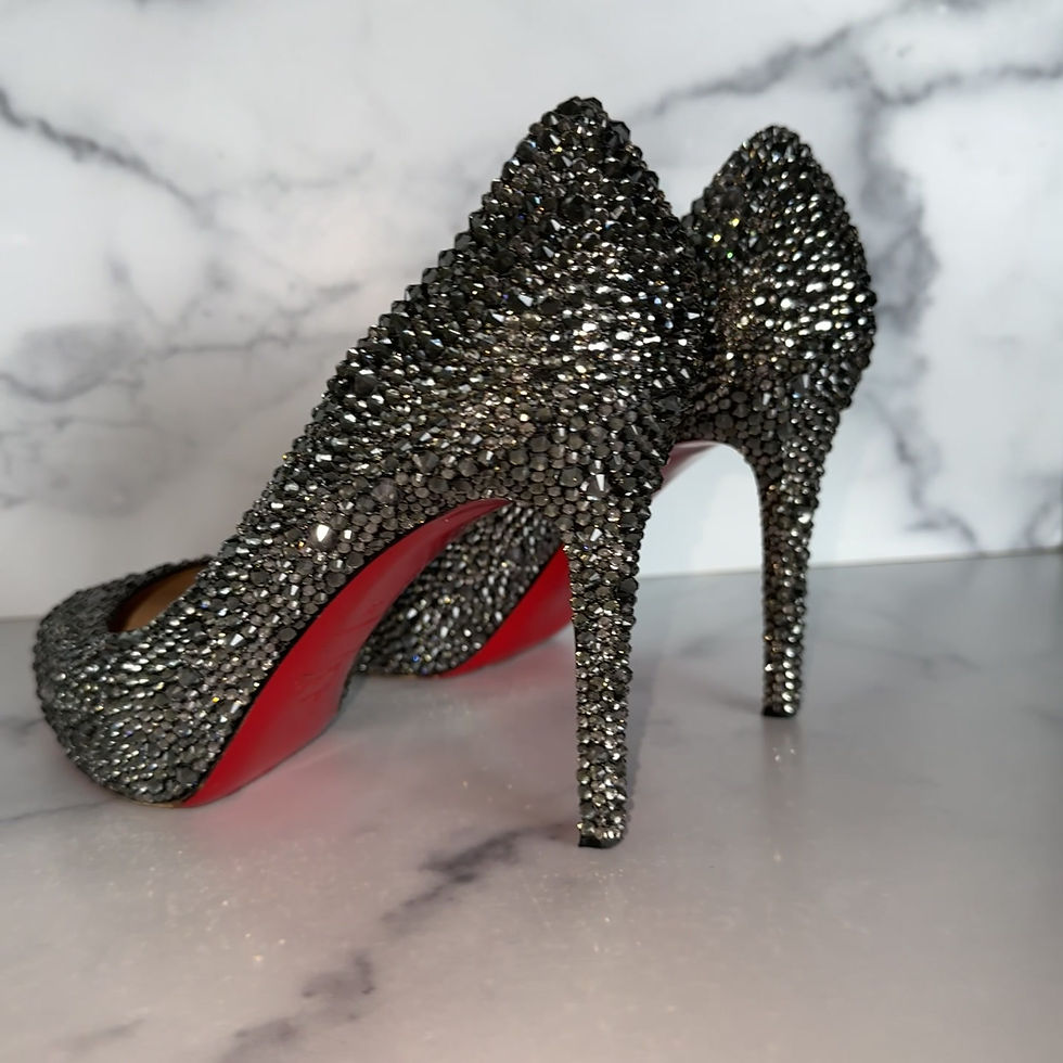 Thumbnail: Black Diamond Strass Simple Pump