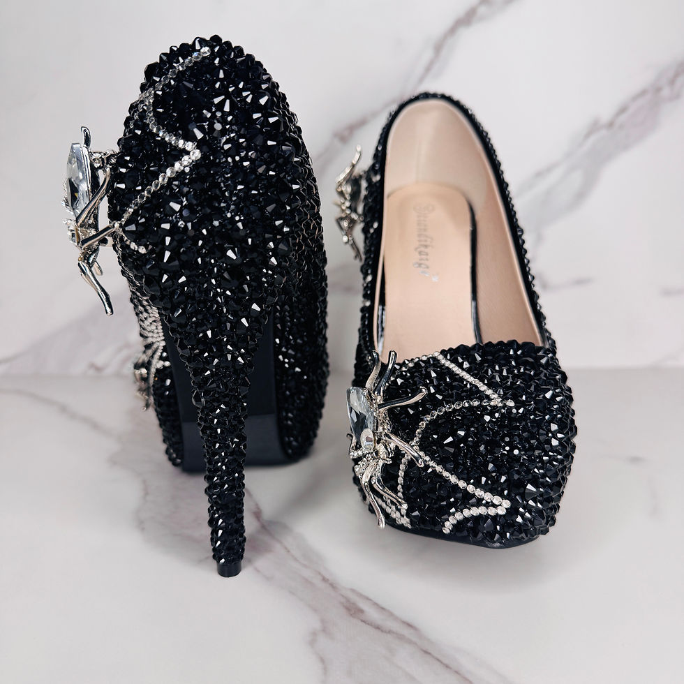 Thumbnail: Strass Spiderweb Heels