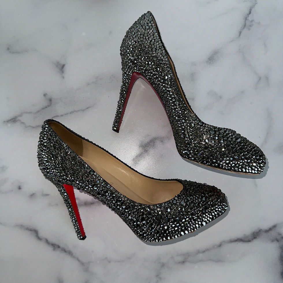 Thumbnail: Black Diamond Strass Simple Pump