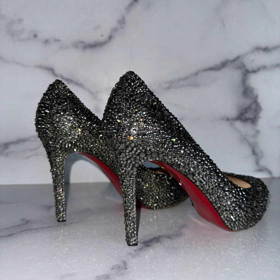 Thumbnail: Black Diamond Strass Simple Pump