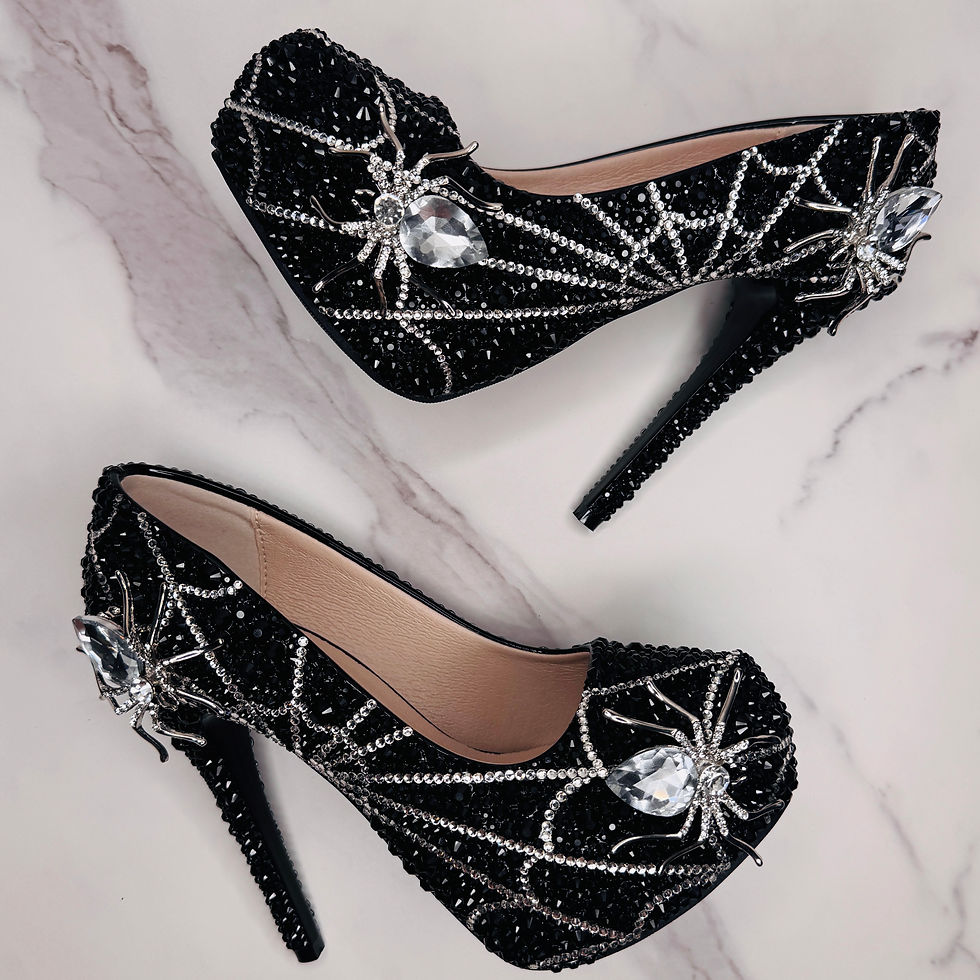 Thumbnail: Strass Spiderweb Heels