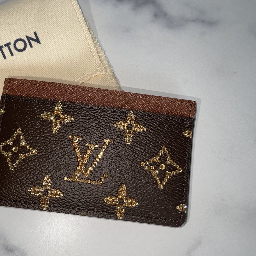 Thumbnail: Swarovski Louis Vuitton Monogram Card Holder