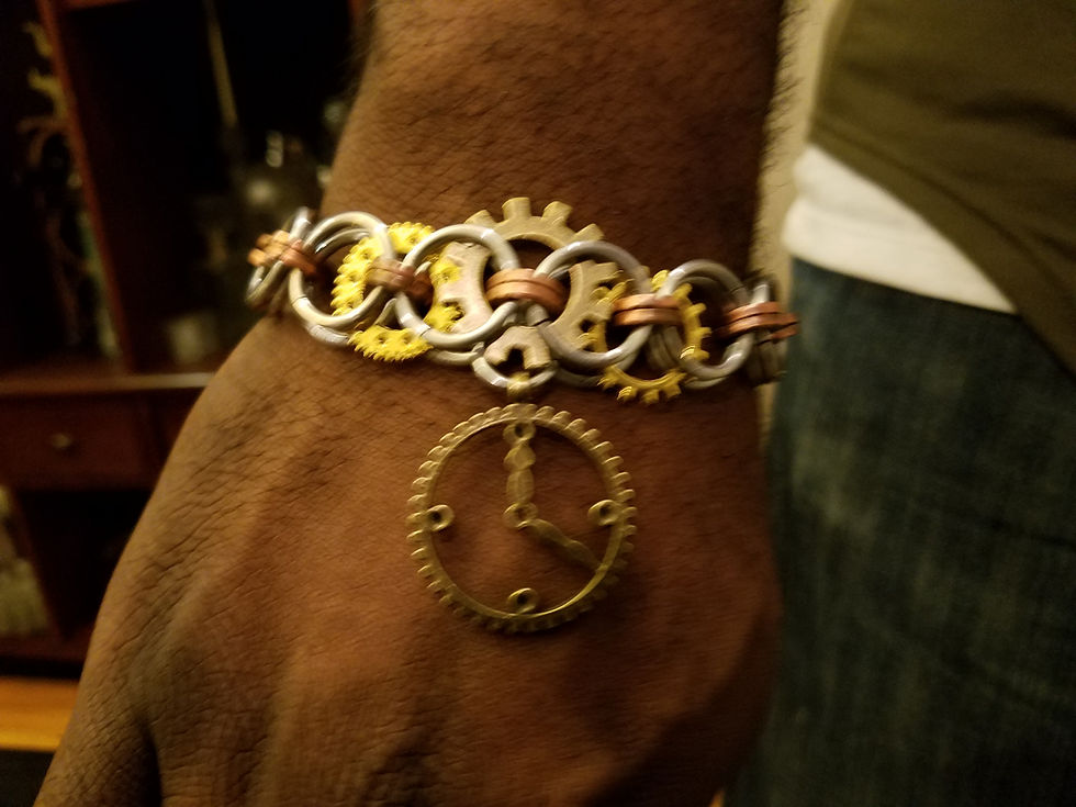 Thumbnail: Afro-SteamPunk Bracelet