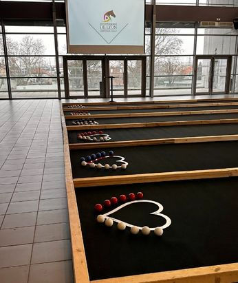 Terrains de pétanque événementiels pour un événement d'entreprise à Lyon