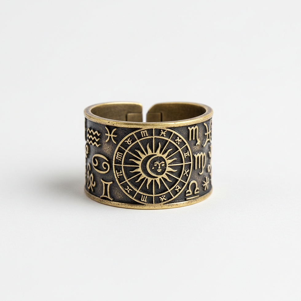 Astrology Themed Ring