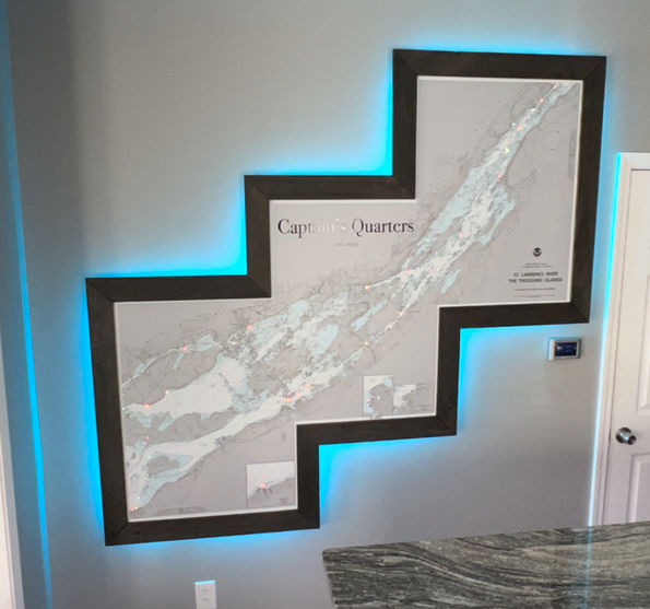 Lighted Sea Chart of 1000 Islands