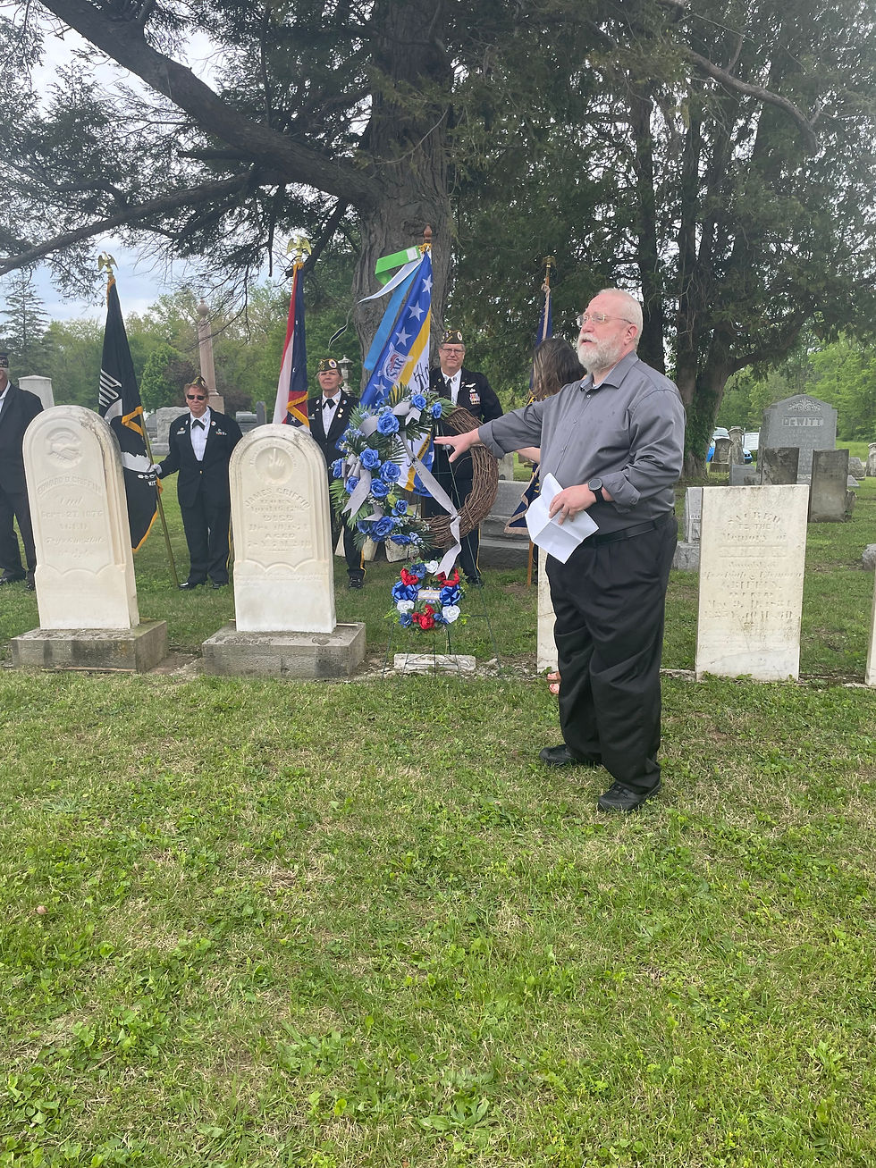 Grave Marking Ceremony