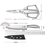 Küçük resim: Stainless Steel Kitchen Shears for Meat Fish and Poultry Commercial Kitchen Equi