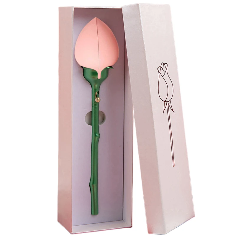 Yüzükler için Gül Şeklinde Mücevher Kutusu Kılıfı Otomatik Açılan Mücevher