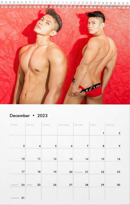 Thumbnail: COLOR WAVE - The New Asian Men Calendar - 1000
