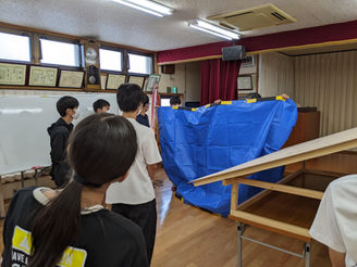青少年ボランティアスクールのお手伝いをしました