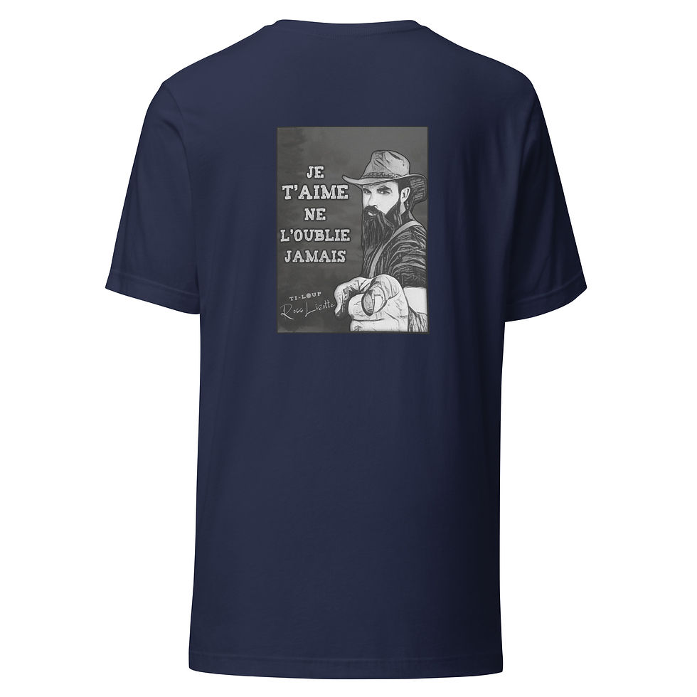 Miniature : T-Shirt - Unisexe - Ti-Loup/Je t'aime