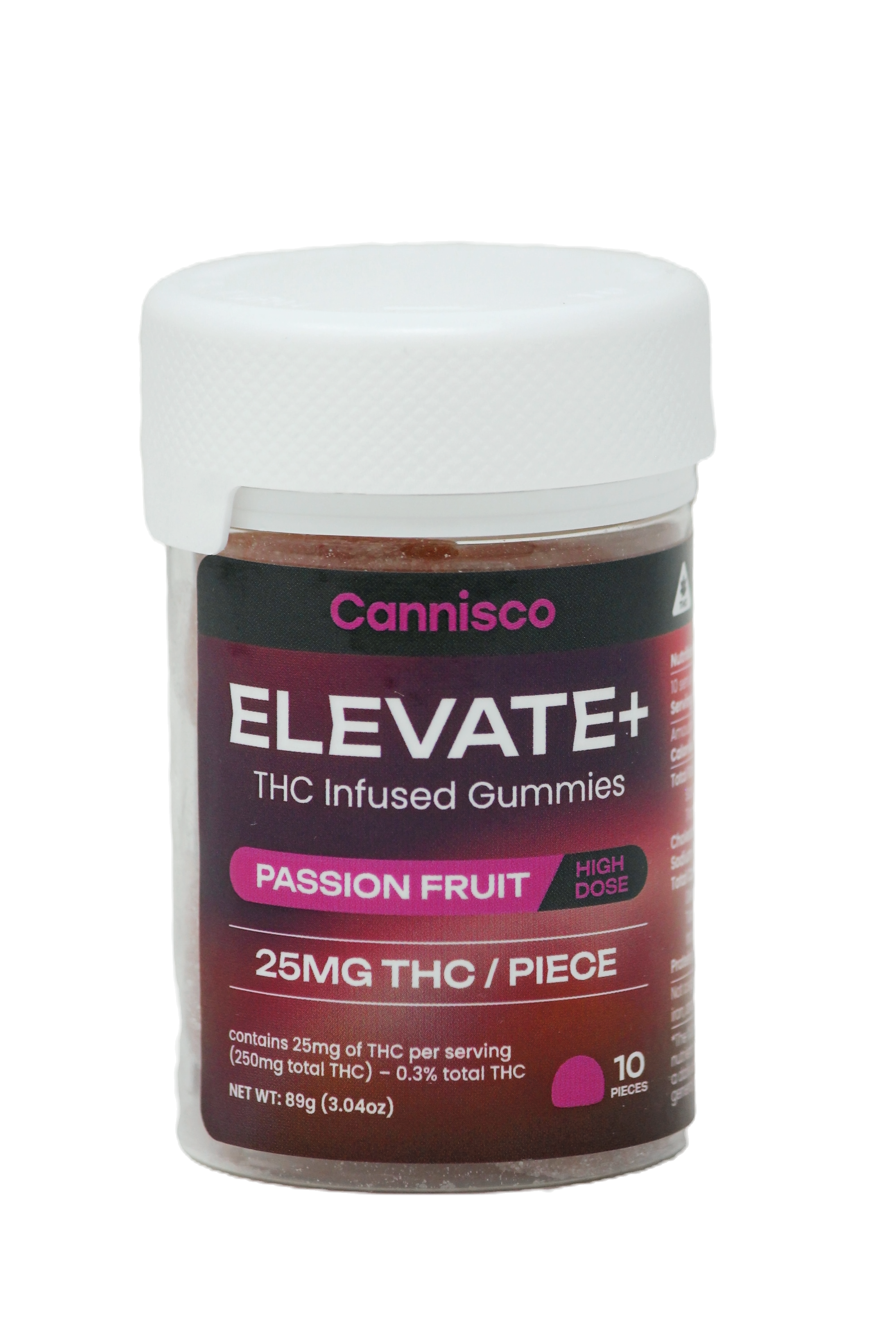 Cannisco "ELEVATE+" THC Gummies - Passionfruit