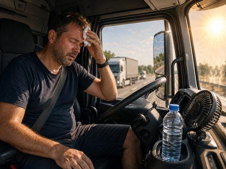 Hohe Temperaturen! Was ist nun bei zum Beispiel Lkw-Fahrern zu beachten?