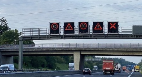 Rotes X auf Autobahnen: Bußgeldfalle!!