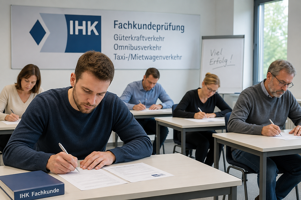 Gibt es kritische Stimmen zu den IHK Fachkundeprüfungen für die Bereiche Güterkraftverkehr, Omnibusverkehr und Taxi-/Mietwagenverkehr?