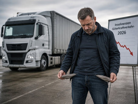 Insolvenzzahlen im Bereich Gütertransport in 2026 (Stand Mai 2026)