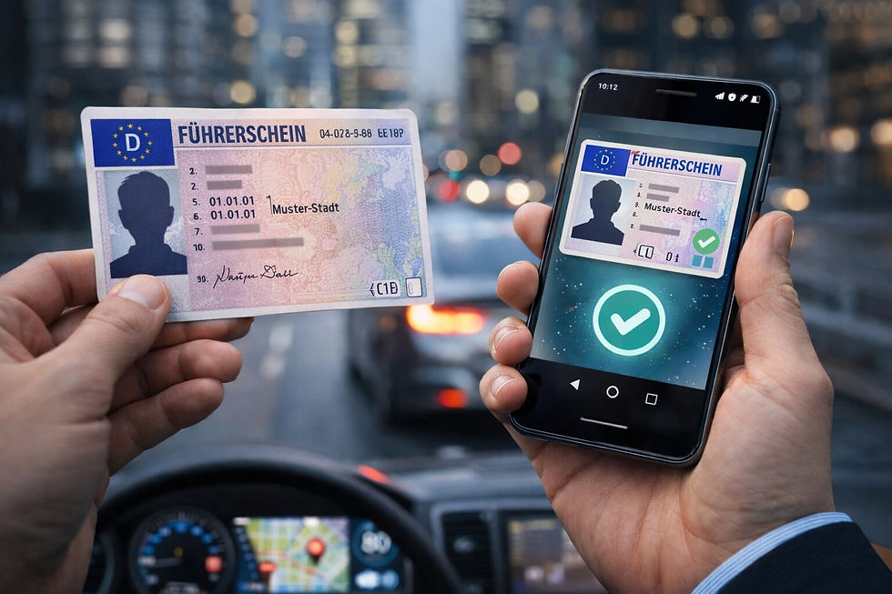 Was ist der aktuelle Stand in Bezug auf den "Digitalen Führerschein"?