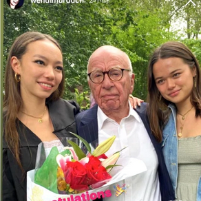 加州将在未来10年大幅缩减国际生招生名额; 邓文迪晒17岁小女儿毕业照!90岁默多克罕见露面