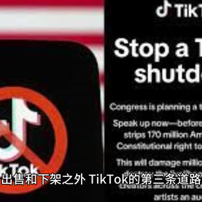 出售和下架之外，TikTok的第三条道路