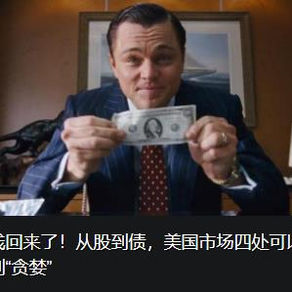 大钱回来了!从股到债,美国市场四处可以感受到“贪婪”