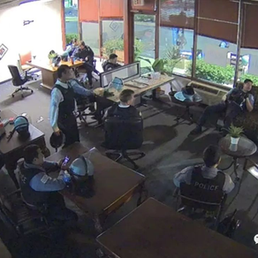 视频曝光:整个城市正被抢劫而警察却在的喝咖啡吃爆米花:你抢你的 我休息我的!