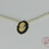 Miniature : Collier camée et perles support bronze