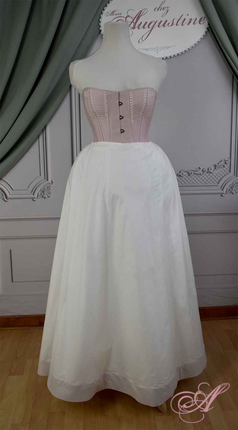 Miniature : Ensemble coussin + jupons 1890