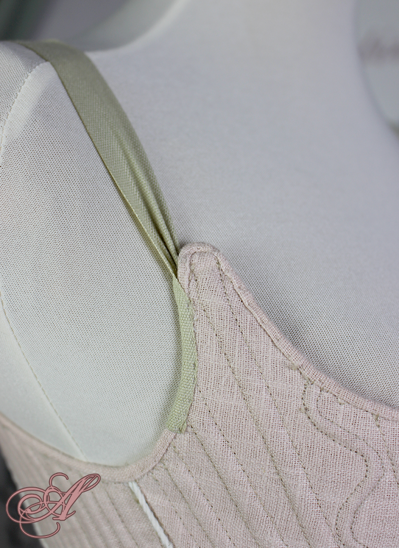 Miniature : Corps à baleine 1785/90