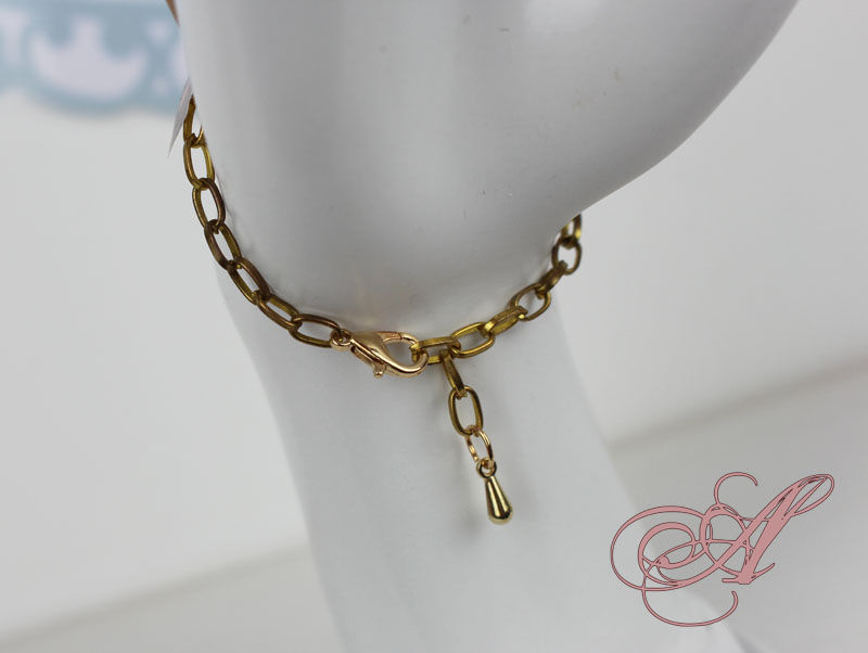 Miniature : Bracelet fleur avec chaînette