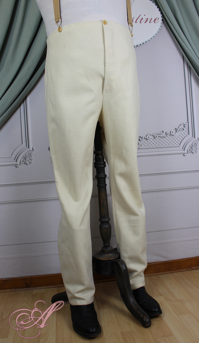 Miniature : Pantalon en draps de laine 1850s
