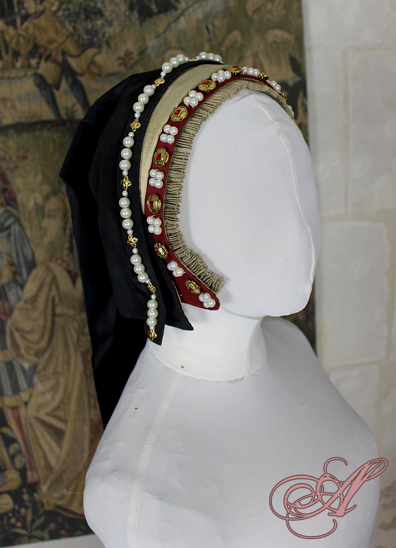 Miniature : Chaperon à la française 1535/40