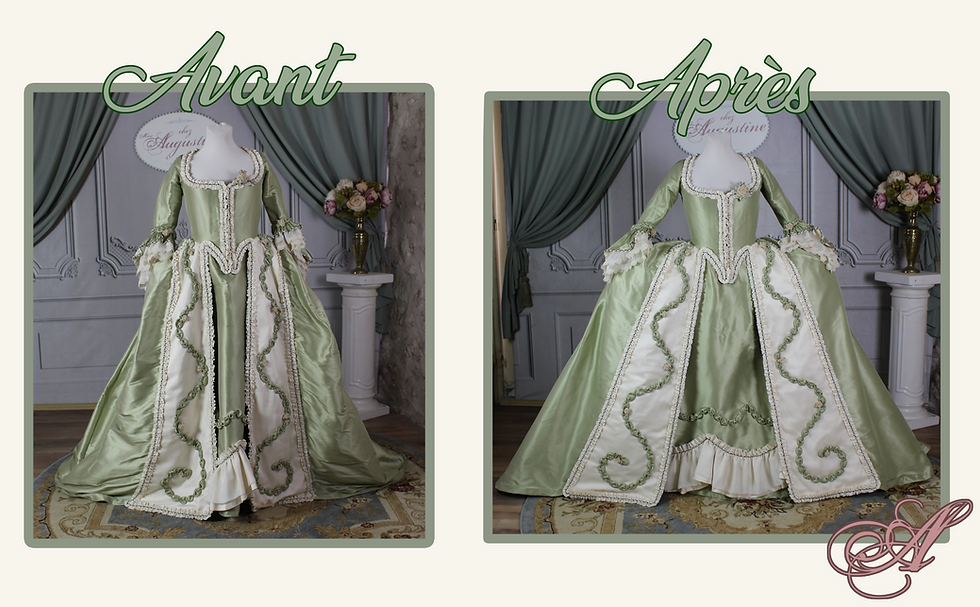 Miniature : Panier de cour 1760/80