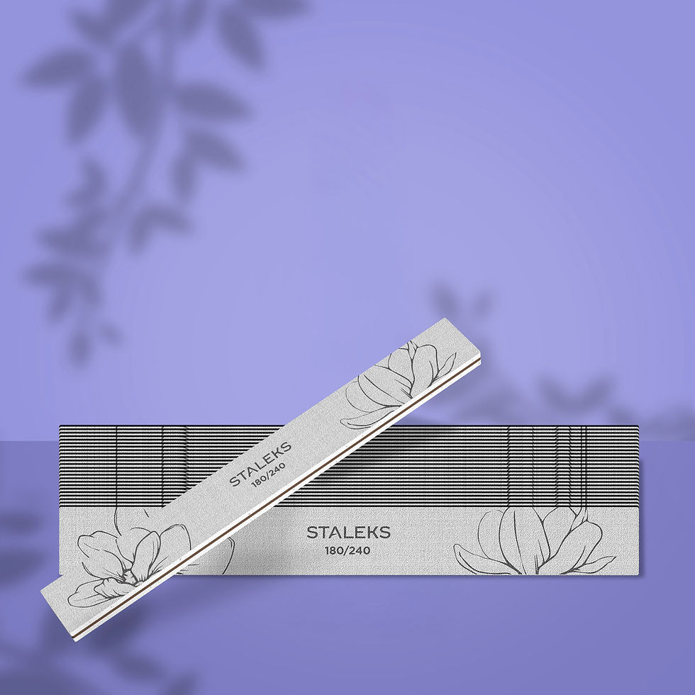 Thumbnail: STALEKS Straight mineral nail file EXPERT 20 180/240 grit