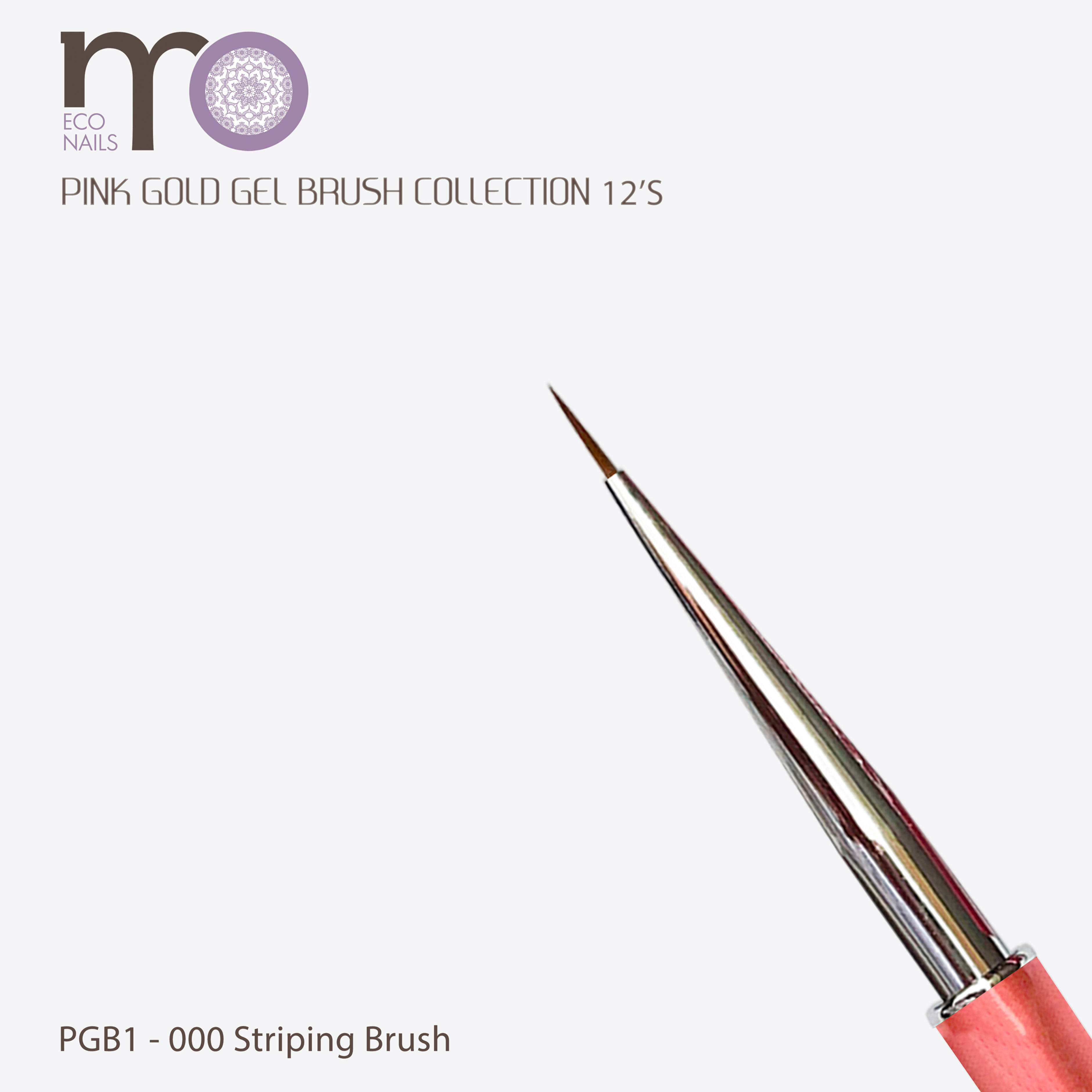 MO Pink Gold Gel Brush - No.1