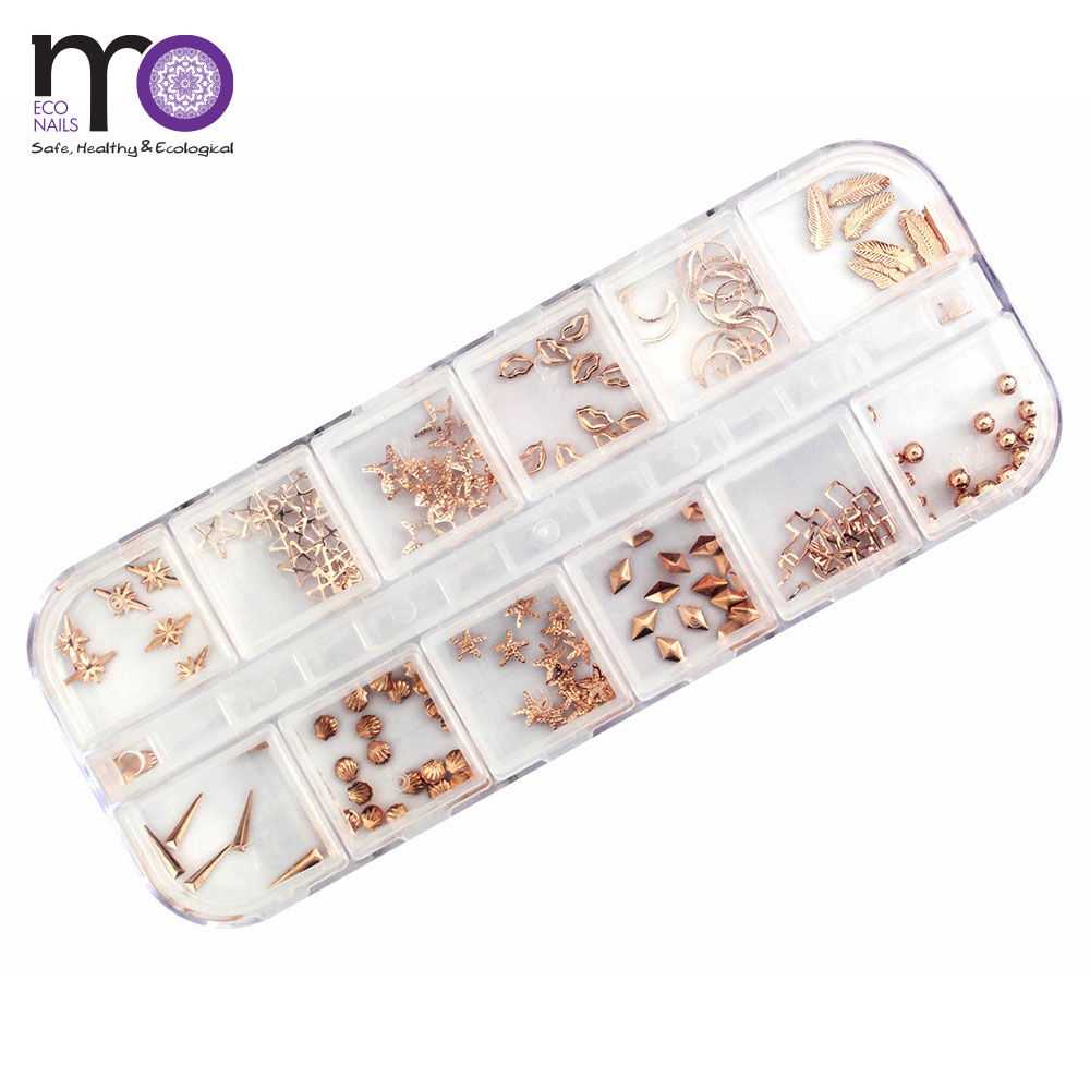 3D Metal Nail Decorations