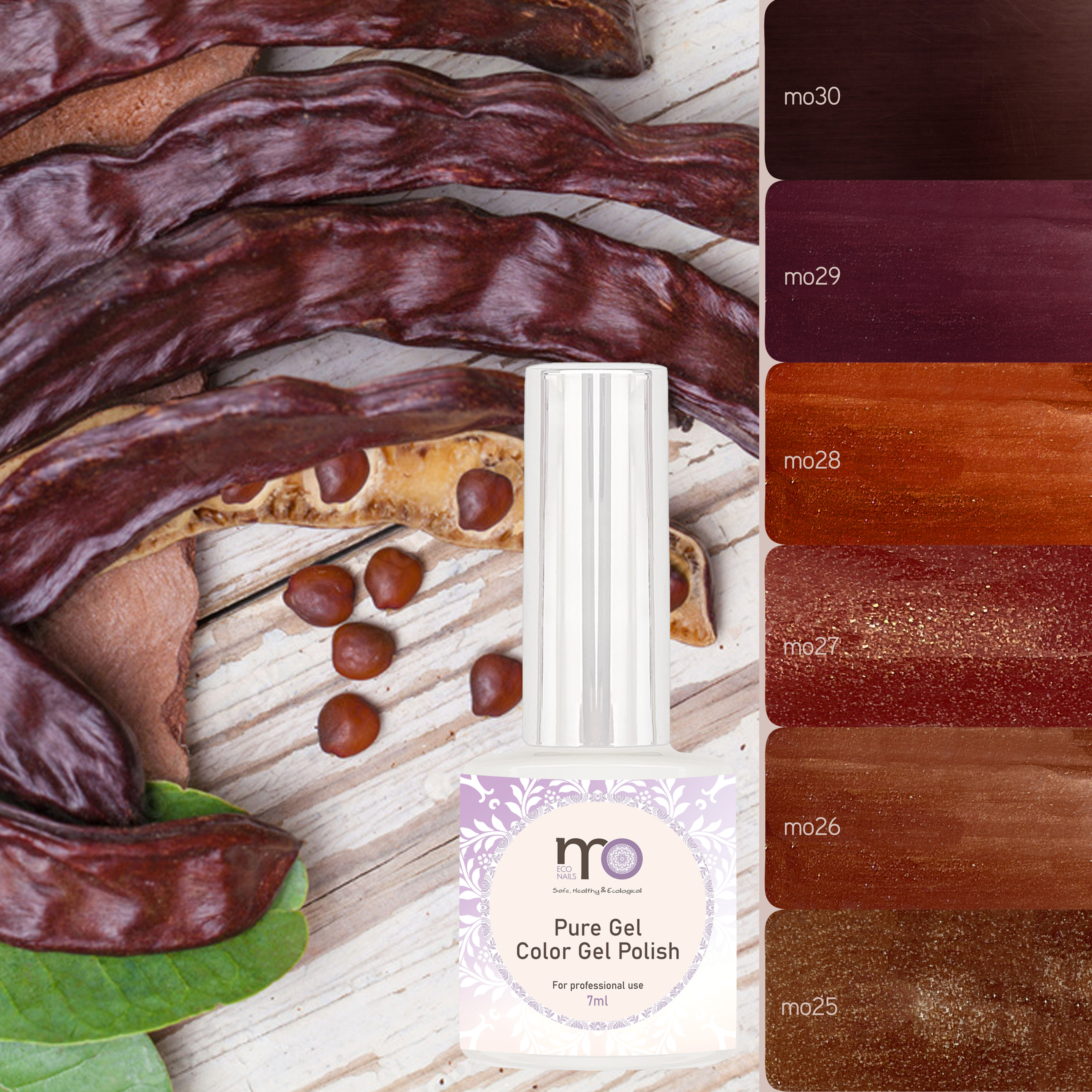 12FREE Pure Gel Carob Collection Set MO025-030