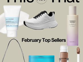 This Not That: February Best Sellers