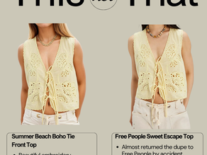 This Not That: Free People Sweet Escape Top