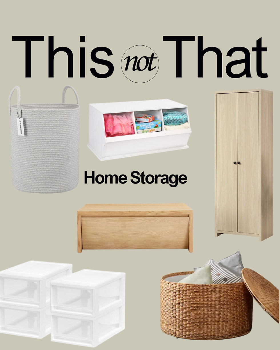 This Not That: Home Storage
