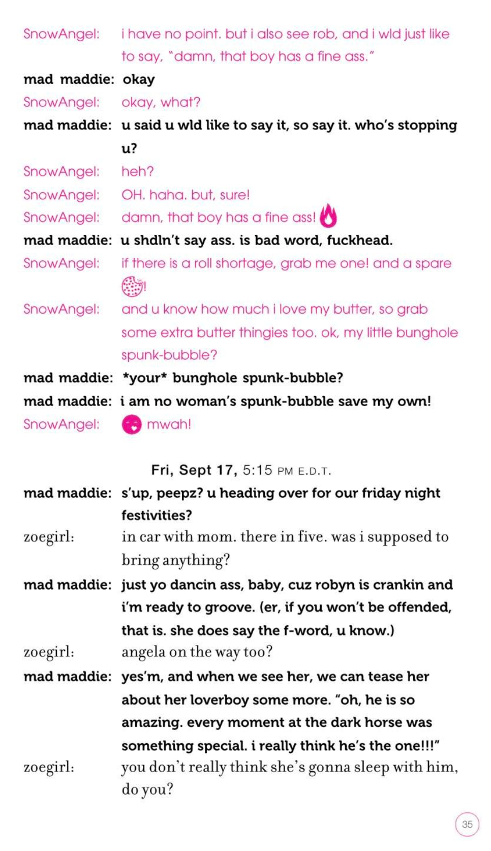 Thumbnail: ttyl by Lauren Myracle