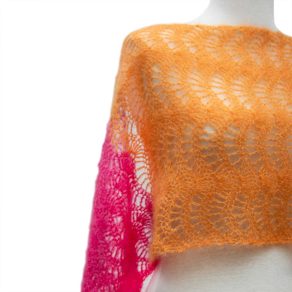 Miniaturbild: Chevronschal "Hibiskus"