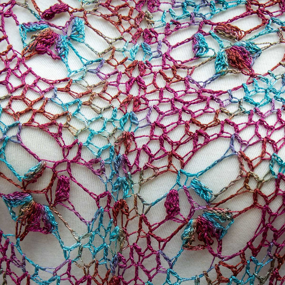 Miniaturbild: Blütenstola "Morello Cherry"