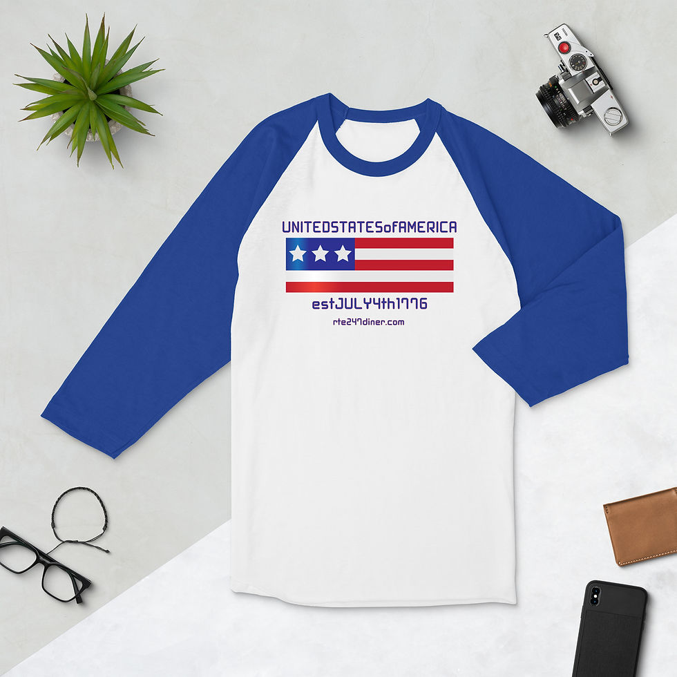 Thumbnail: USA 7/4/1776 3/4 sleeve