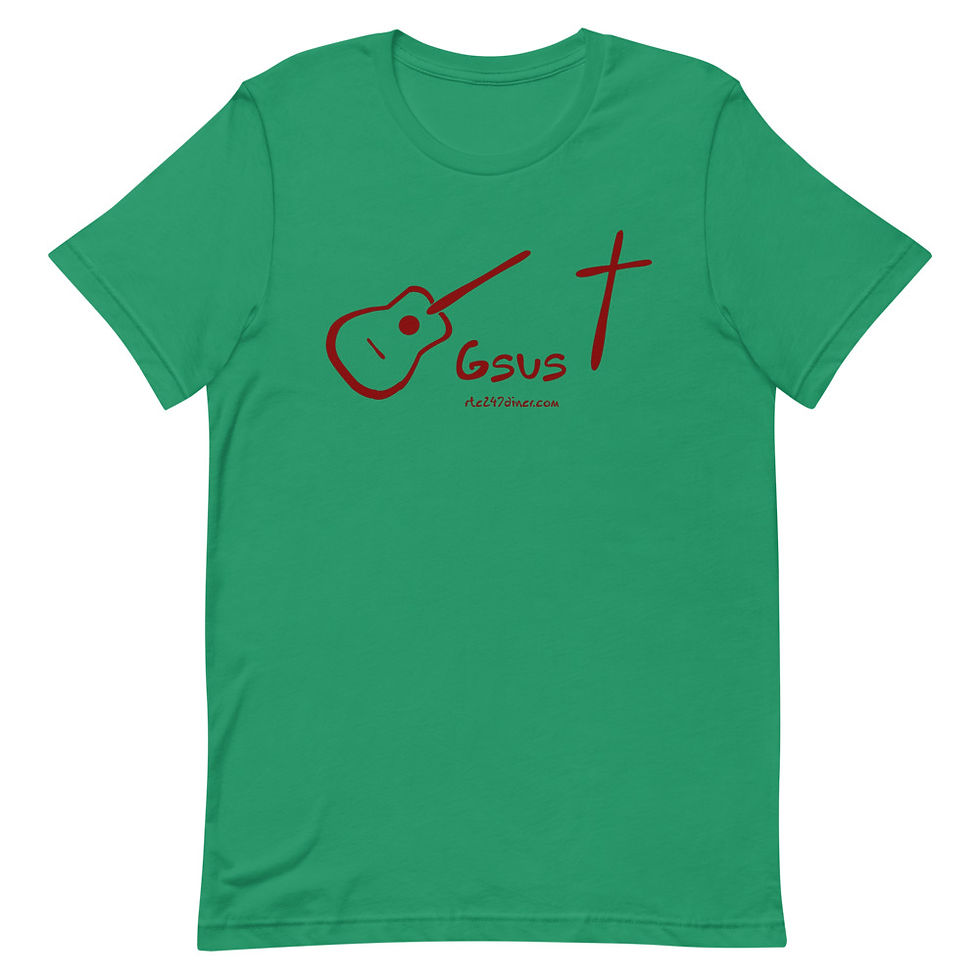 Thumbnail: Gsus guitar acoustic t-shirt