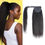 Thumbnail: “Clip Ins Ponytail” Kinky Straight, Yaki Straight Human Hair 