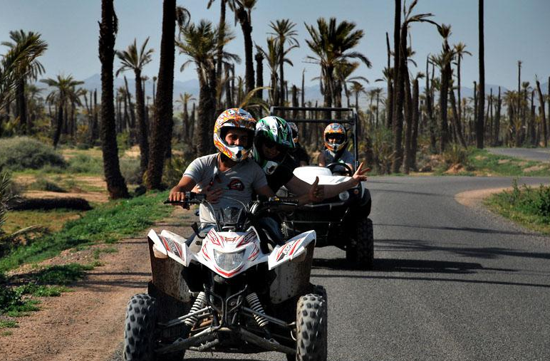 Quad et buggy Marrakech palmeraie avec la MAISON PALMA MARRAKECH