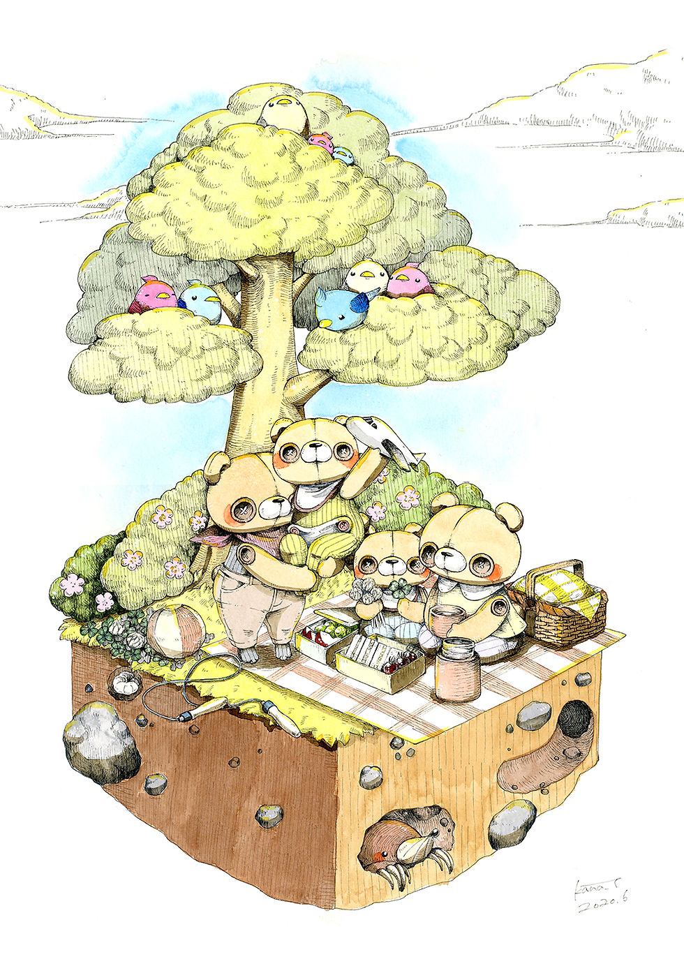 ピクニック・ご依頼絵