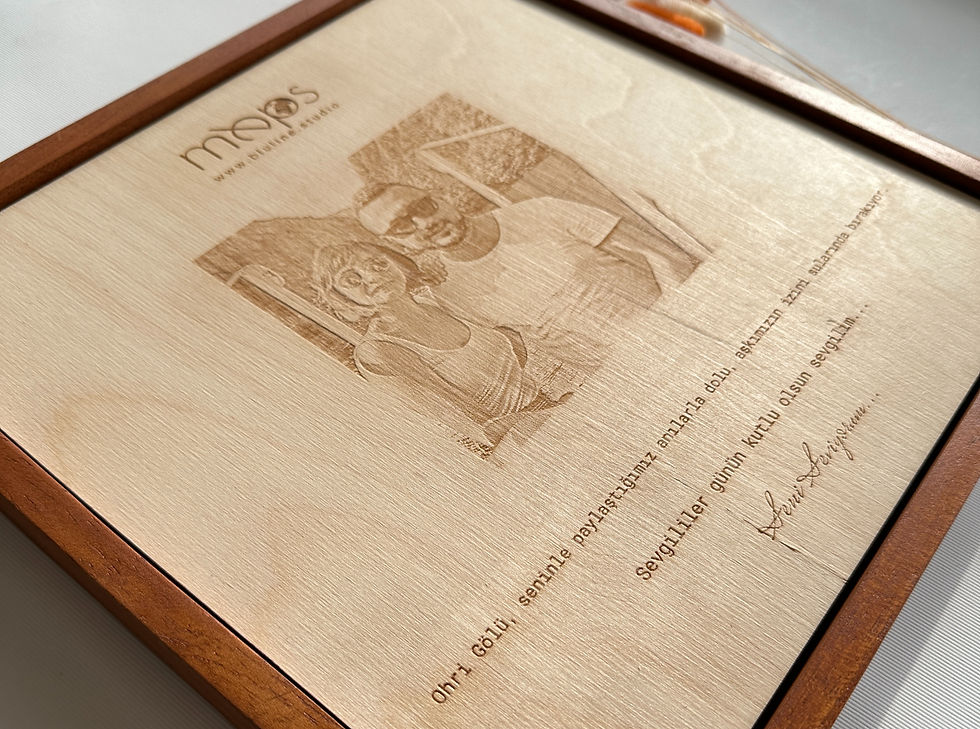 Customizable Wood Map