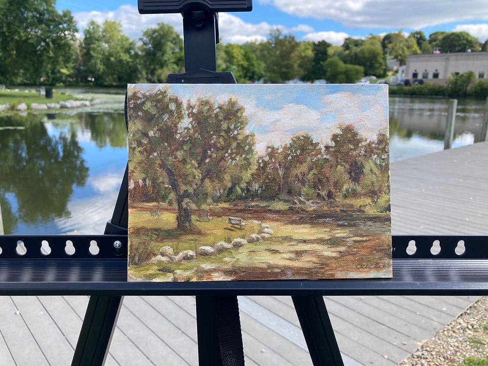 Thumbnail: McCrea Point Morning Original Oil Painting